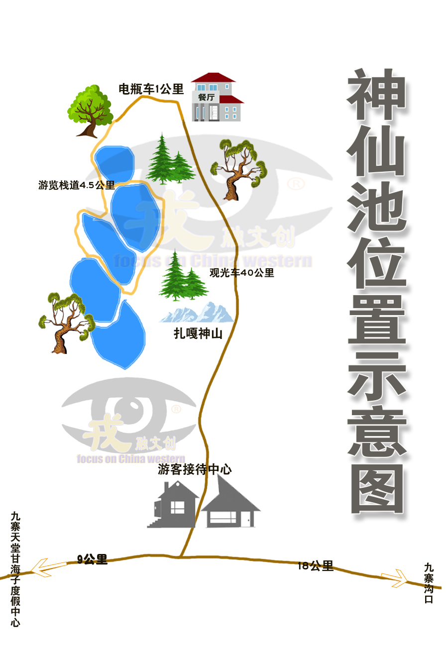 神仙池风景区地图图片